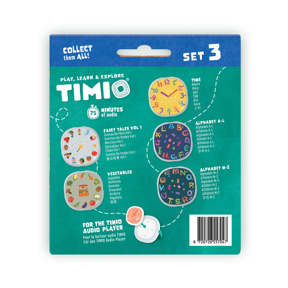 TIMIO Lecteur + 5 Disques - Kit de Démarrage, Écoute Histoires, Comptines, Apprend
